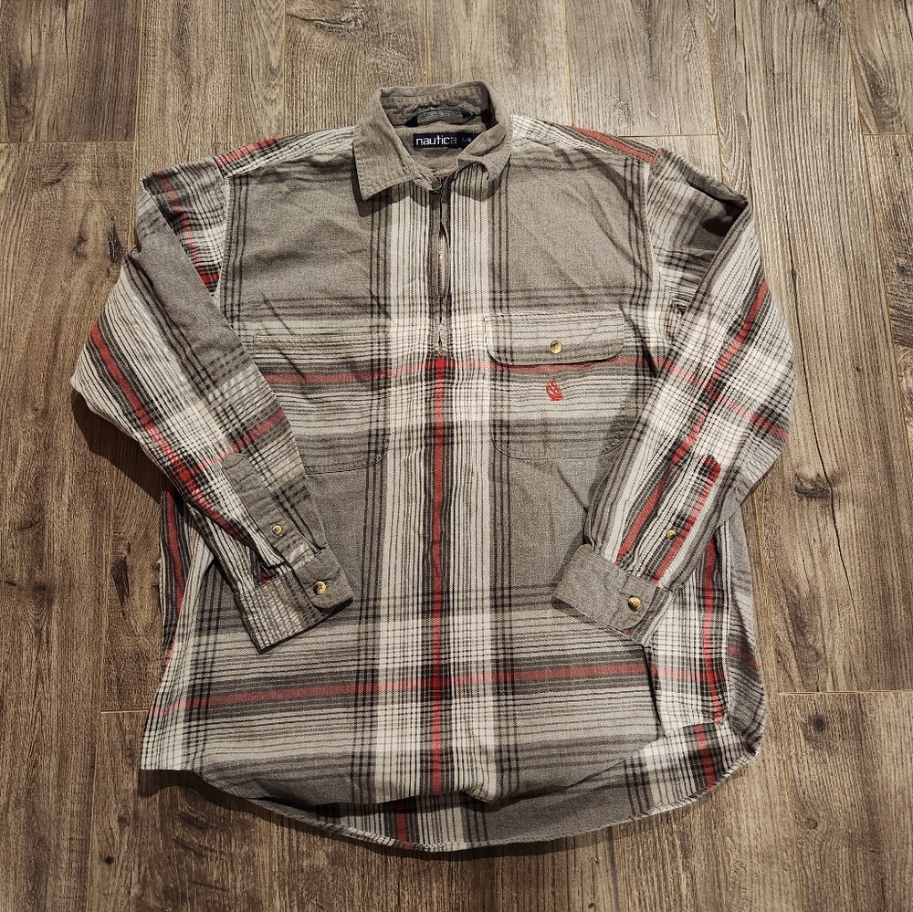 90s Nautica 1/4 Zip Shirt